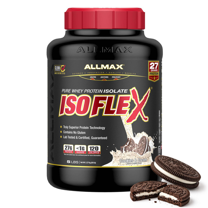 ALLMAX ISOFLEX Pure Whey Isolate Protein Powder