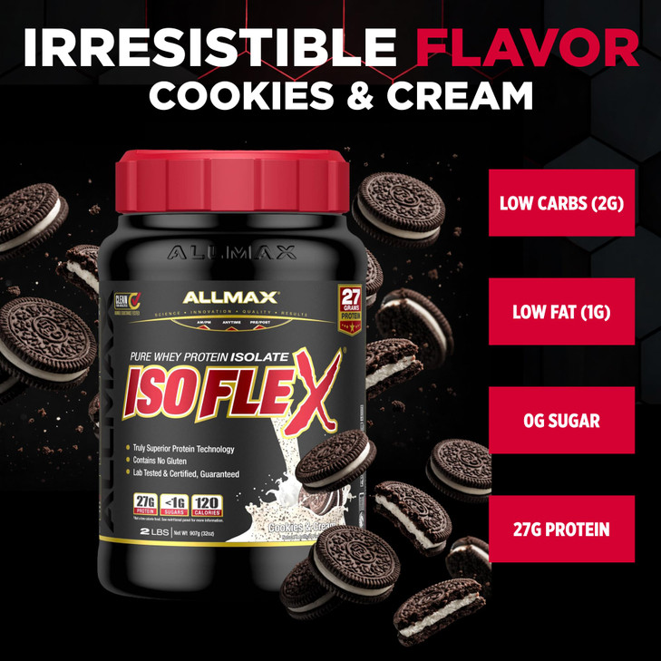 ALLMAX ISOFLEX Pure Whey Isolate Protein Powder