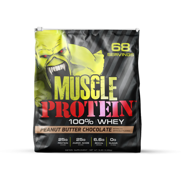 COLOSSAL LABS Muscle Protein Whey Powder [5 lbs/Pack of 1]- Cold Filtered, 25g