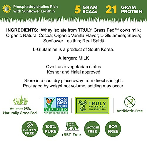 MariGold Grass-fed Whey Protein Isolate Powder - 1 Lb