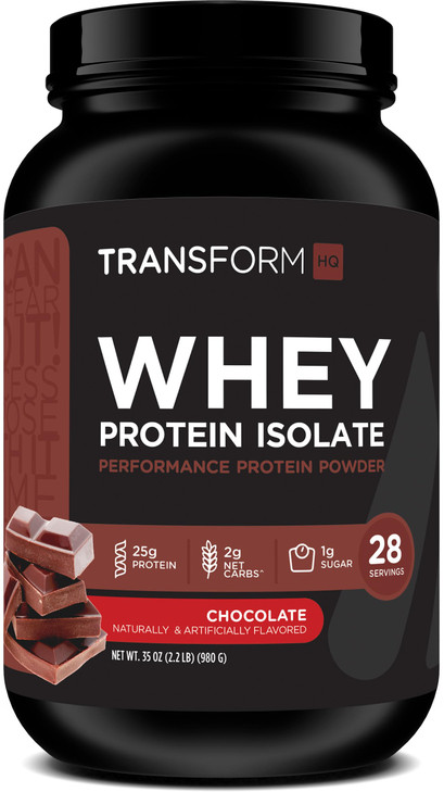 TransformHQ Whey Protein Isolate 28 Servings (Chocolate)