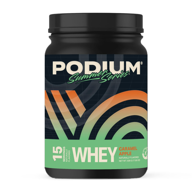 Podium Nutrition, Whey Protein Powder, Caramel Apple