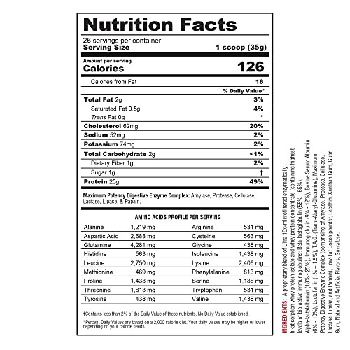 Metabolic Nutrition - Protizyme - 100% Whey Protein Powder