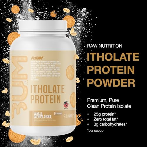 RAW Whey Isolate Protein Powder, Vanilla Oatmeal Cookie (CBUM Itholate Protein)