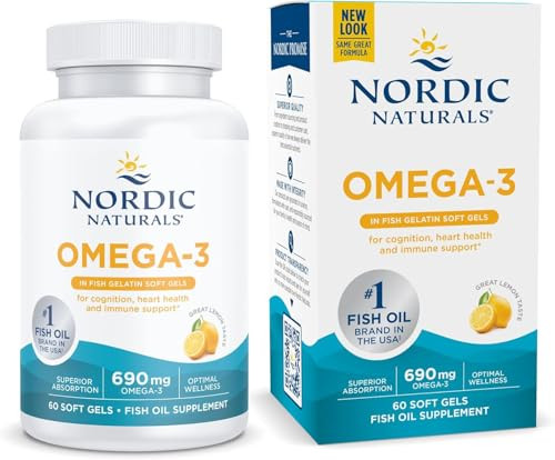 Nordic Naturals Omega-3 in Fish Gelatin, Lemon Flavor