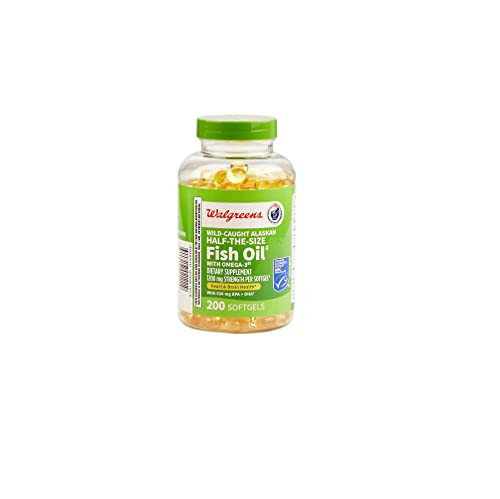 Finest Nutrition Half-the-Size Fish Oil 1200 mg, Softgels, 200 ea