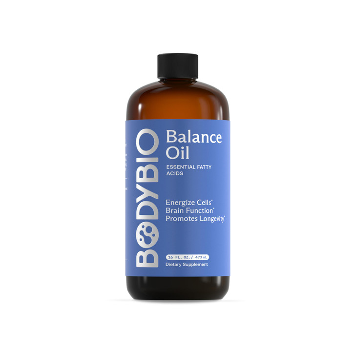 BodyBio Balance Oil - Vegan Omega 3 6 Supplement