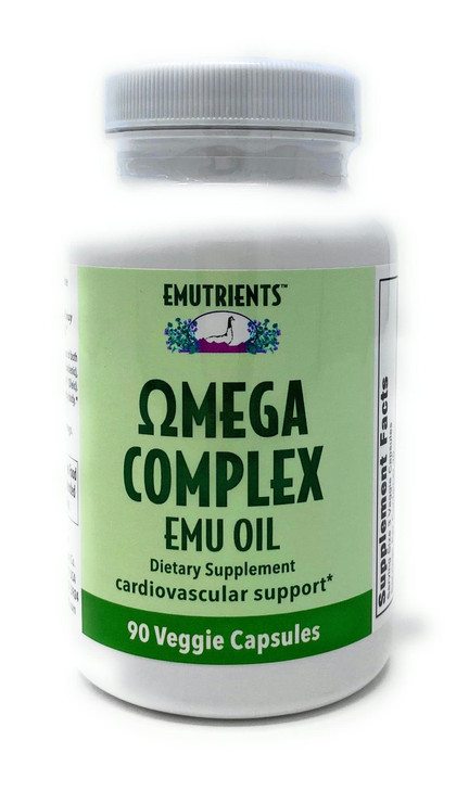 Montana Emu Ranch - Emutrients Omega Complex Emu Oil 750mg (90) Veggie Caps
