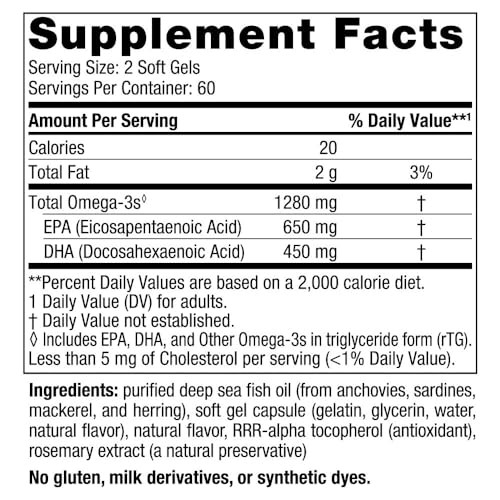 Nordic Naturals Ultimate Omega, Lemon Flavor - 120 Soft Gels