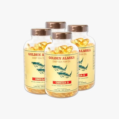 Nu Health Alaska Deep Sea Omega-3 Fish Oil 1000 Mg EPA & DHA (200 Softgels)