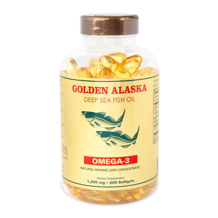 Nu Health Alaska Deep Sea Omega-3 Fish Oil 1000 Mg EPA & DHA (200 Softgels)