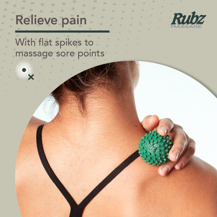 Due North Foot Rubz Hand & Back Massage Ball - Relieve Pain from Plantar Fasciitis, Tight Muscles & Sore Feet - Massage Tool