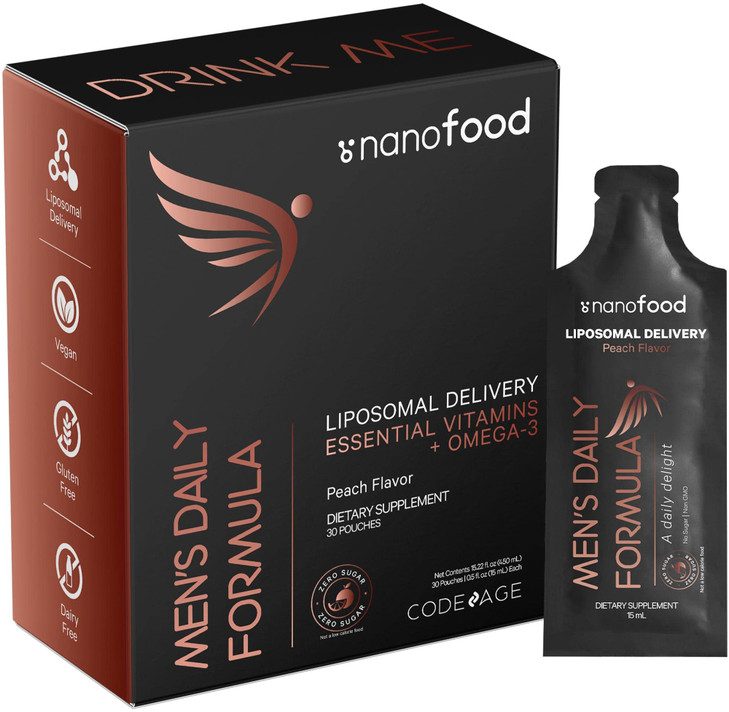 Codeage Daily Men Liquid Vitamins Supplement