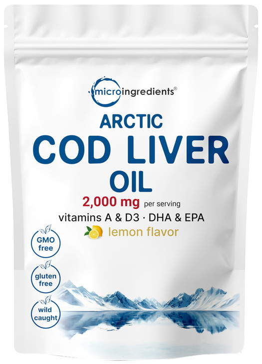 Cod Liver Oil 2,000mg Per Serving, 360 Softgels