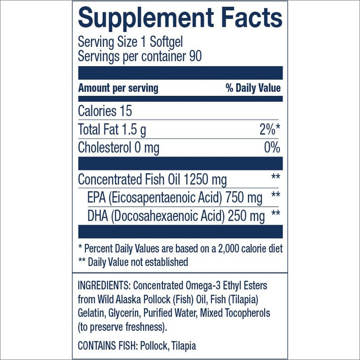 Wiley's Finest Wild Alaskan Fish Oil Peak EPA
