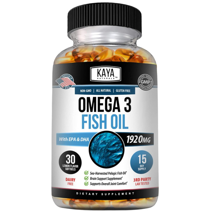 Kaya Naturals Omega 3 Supplement - Nature Made Omega 3 Fish Oil