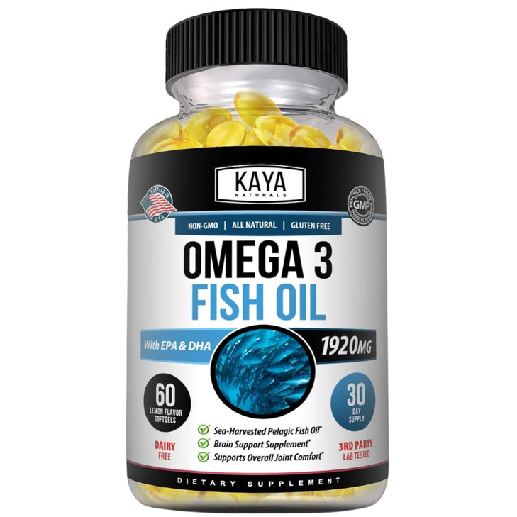 Kaya Naturals Omega 3 Supplement - Nature Made Omega 3 Fish Oil