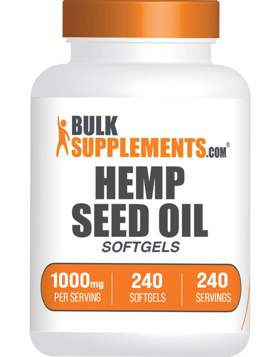 BulkSupplements.com Hemp Seed Oil Softgels