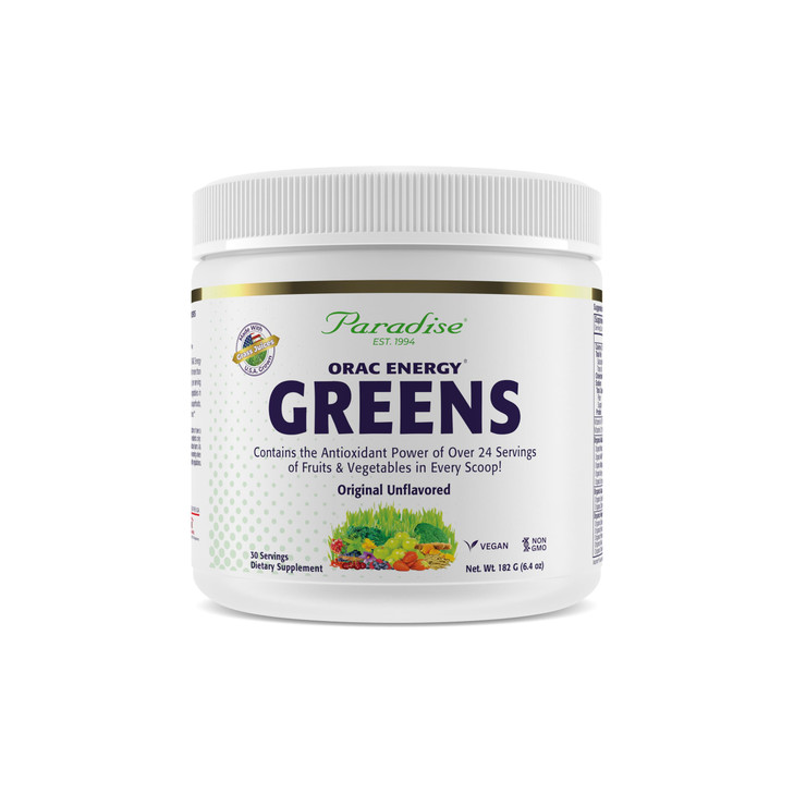 Paradise, ORAC Energy Greens Powder Extract, Super Antioxidants, Probiotics