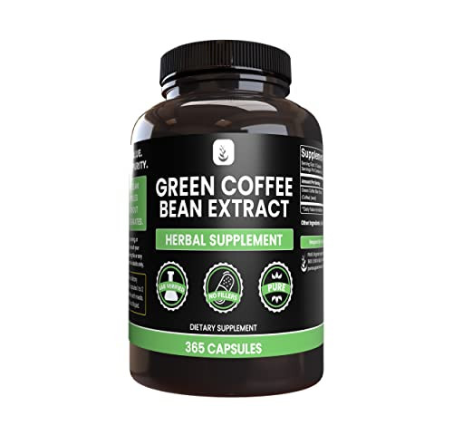 PURE ORIGINAL INGREDIENTS Green Coffee Bean Extract (365 Capsules) No Magnesium