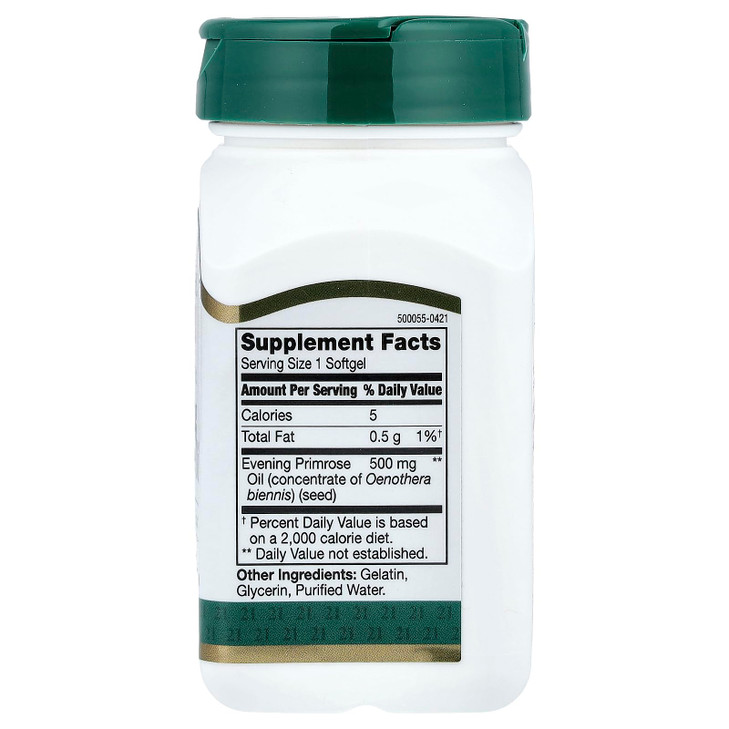 21st Century Evening Primrose Oil Softgels, 60 Count