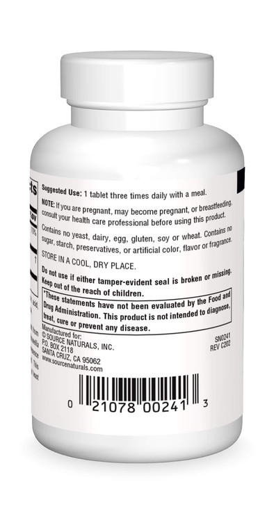 Source Naturals Boswellia Extract 243 mg Dietary Supplement - 50 Tablets