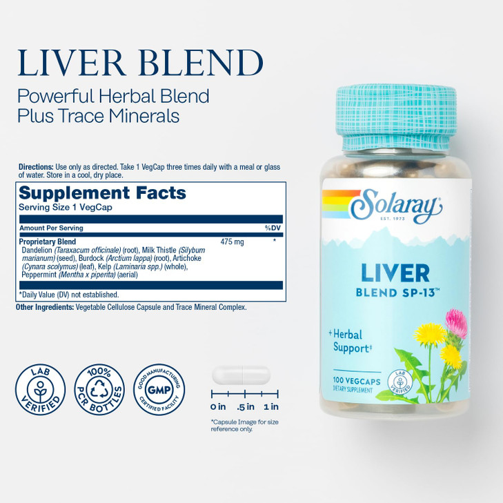 SOLARAY Liver Blend SP-13