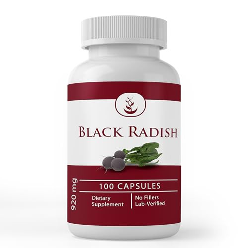 Pure Original Ingredients Black Radish, (100 Capsules) Always Pure, No Additives