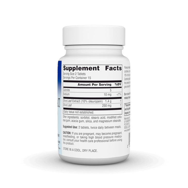 Planetary Herbals Full Spectrum Olive Leaf Extract Tablets, 30 Count