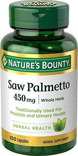 Nature's Bounty Saw Palmetto, Herbal Health Supplement, Prostate and Urinary
