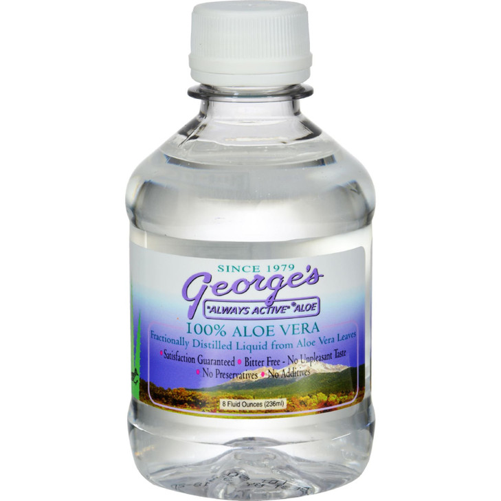 Georges Aloe Vera - 8 fl oz - 100% Aloe Vera - Bitter Free
