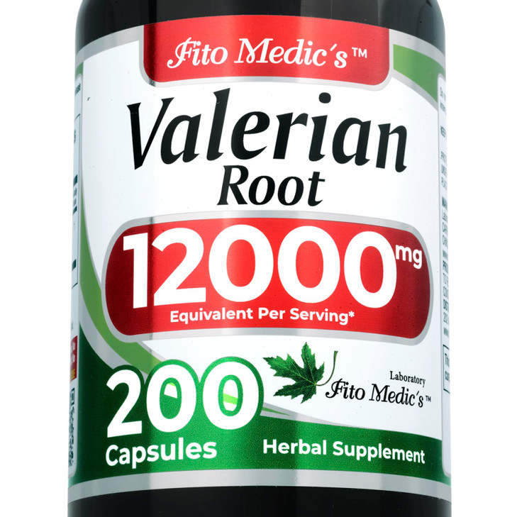 FITO MEDIC'S Lab - Valerian Root Capsules |200 Capsules |12000 mg