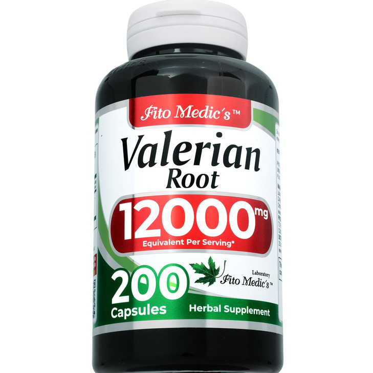 FITO MEDIC'S Lab - Valerian Root Capsules |200 Capsules |12000 mg