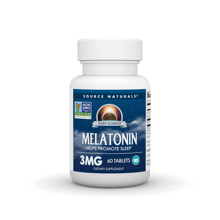 Source Naturals Sleep Science Melatonin* - 3 mg, 60 Time Released Tablets