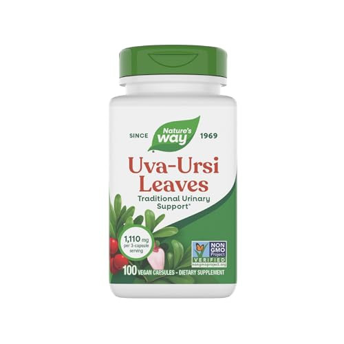 Nature's Way Uva Ursi Leaves, Traditional Urinary Support*, 1,110 mg per