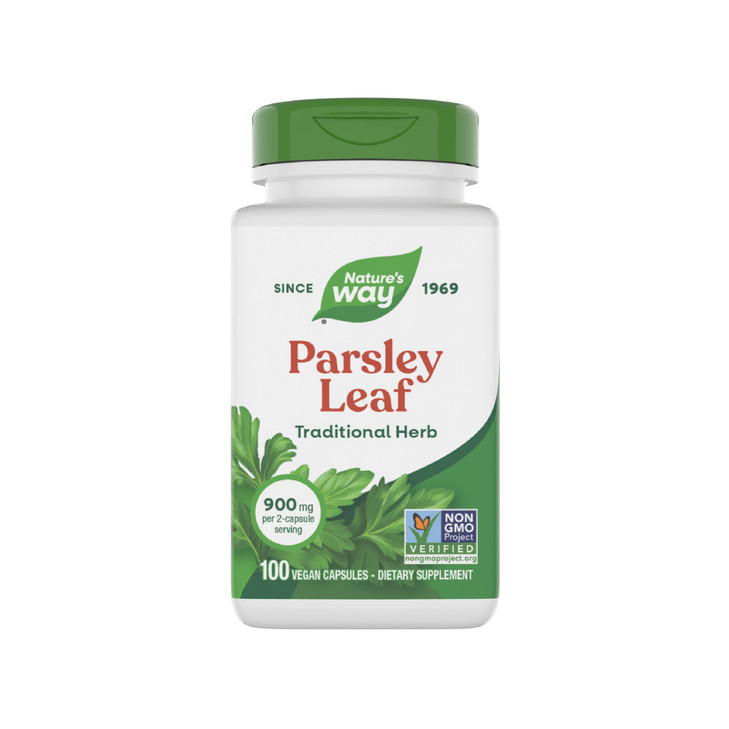 Nature's Way Premium Herbal Parsley Leaf Provides Chlorophyll, 100 Vegan