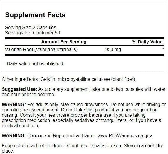Swanson Valerian Root - Herbal Supplement - Relaxation and Sleep