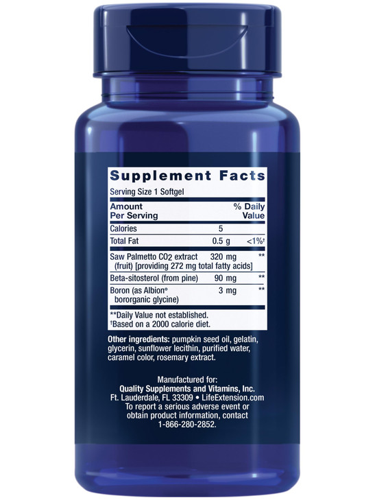 Life Extension PalmettoGuard Saw Palmetto & Beta-Sitosterol