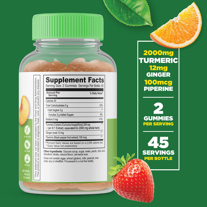 Lifeable Turmeric Curcumin with Ginger & Black Pepper Extract
