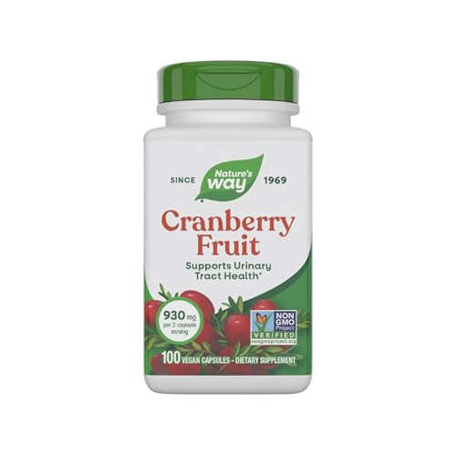 Nature's Way Cranberry Fruit, Cranberry Supplements, Supports Urinary Tract