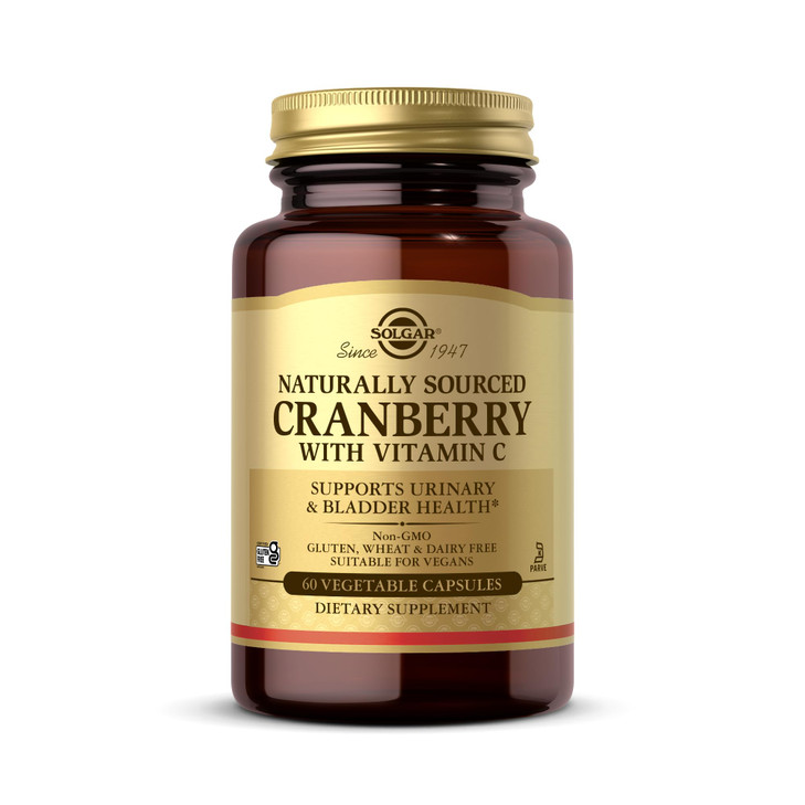 Solgar Cranberry with Vitamin C - 60 Vegetable Capsules