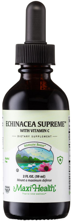 Maxi Health - Echinacea Supreme Liquid Extract with Vitamin C