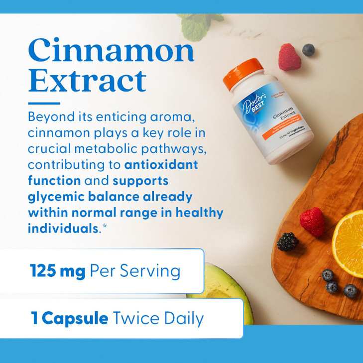 Doctors BEST Cinnamon Extract Cinnulin PF, Supports Glycemic Balance Already