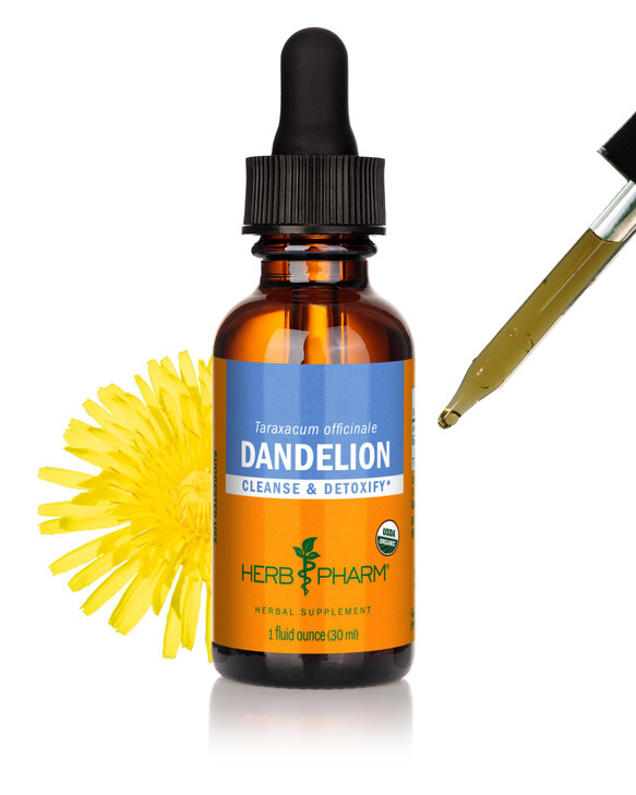 Herb Pharm Certified Organic Dandelion Liquid Extract for Cleansing