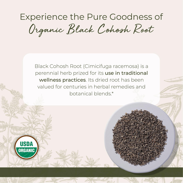 Starwest Botanicals Organic Black Cohosh Root