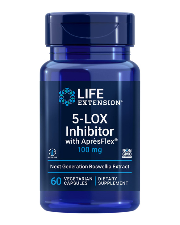 Life Extension 5-LOX Inhibitor with AprèsFlex, 100 mg, standardized Boswellia
