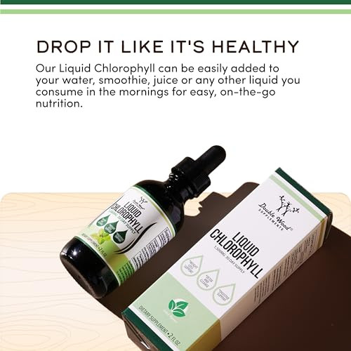Chlorophyll Liquid Drops - for Digestion, Gut Health, Energy and Detox