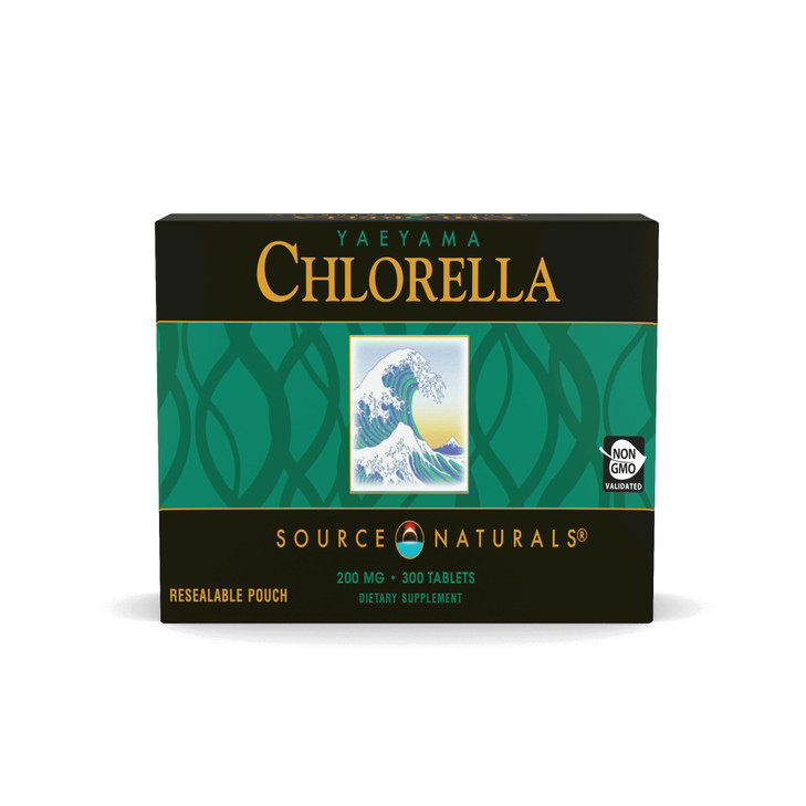 Source Naturals Yaeyama Chlorella Box 200 mg Freshwater Green Superfood