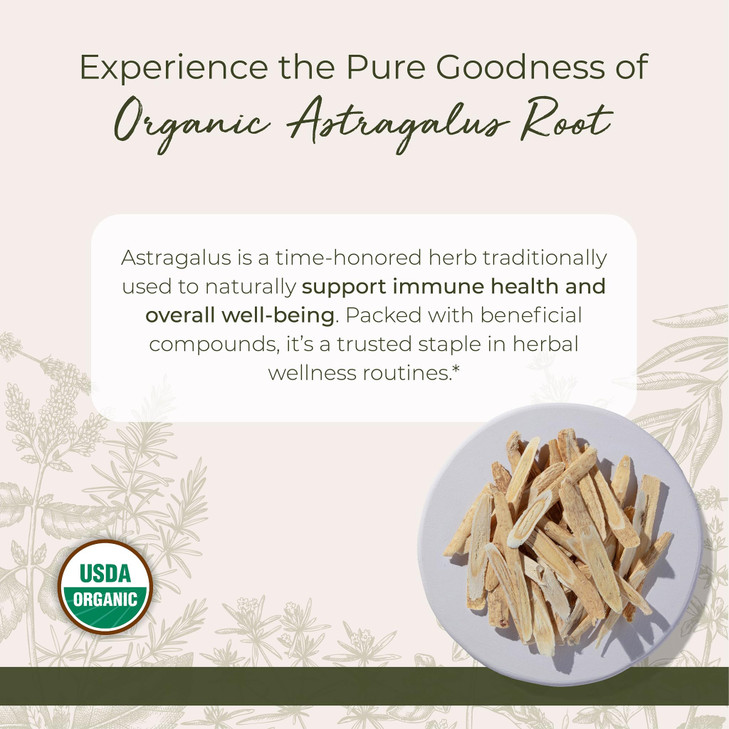 Starwest Botanicals Organic Astragalus Root Sliced
