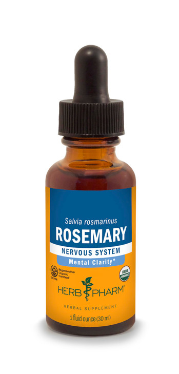 Herb Pharm Certified Organic Rosemary Liquid Extract, 1 Fl Oz (Packaging May